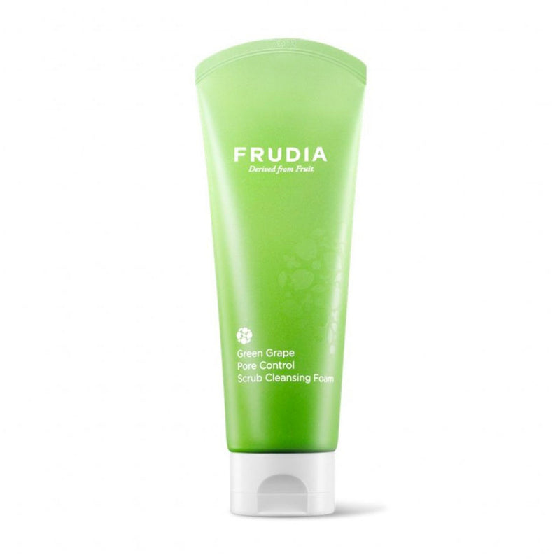 Frudia Green Grape Pore Control Scrub Cleansing Foam Nudie Glow Australia