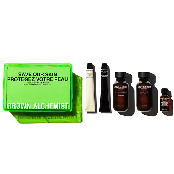 Grown Alchemist Skincare Essentials Mini Kit Nudie Glow Australia