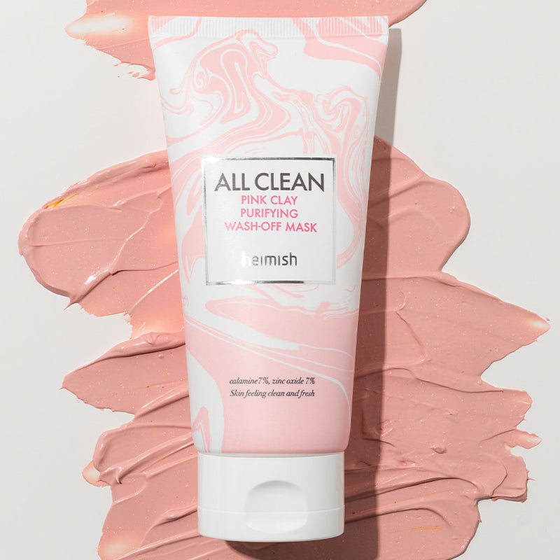 Heimish All Clean Pink Clay Purifying Wash-Off Mask Nudie Glow Australia