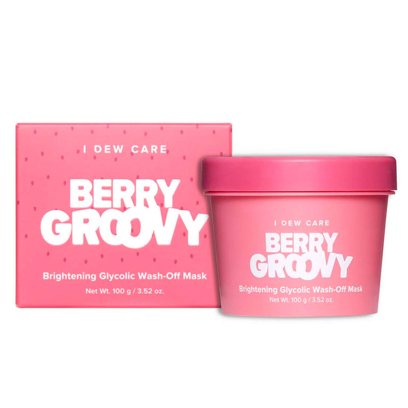 I DEW CARE Berry Groovy Brightening Glycolic Wash-Off Mask Nudie Glow Australia