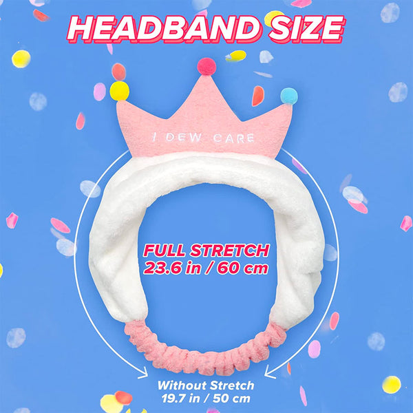 I DEW CARE Pink Tiara Headband Nudie Glow Australia