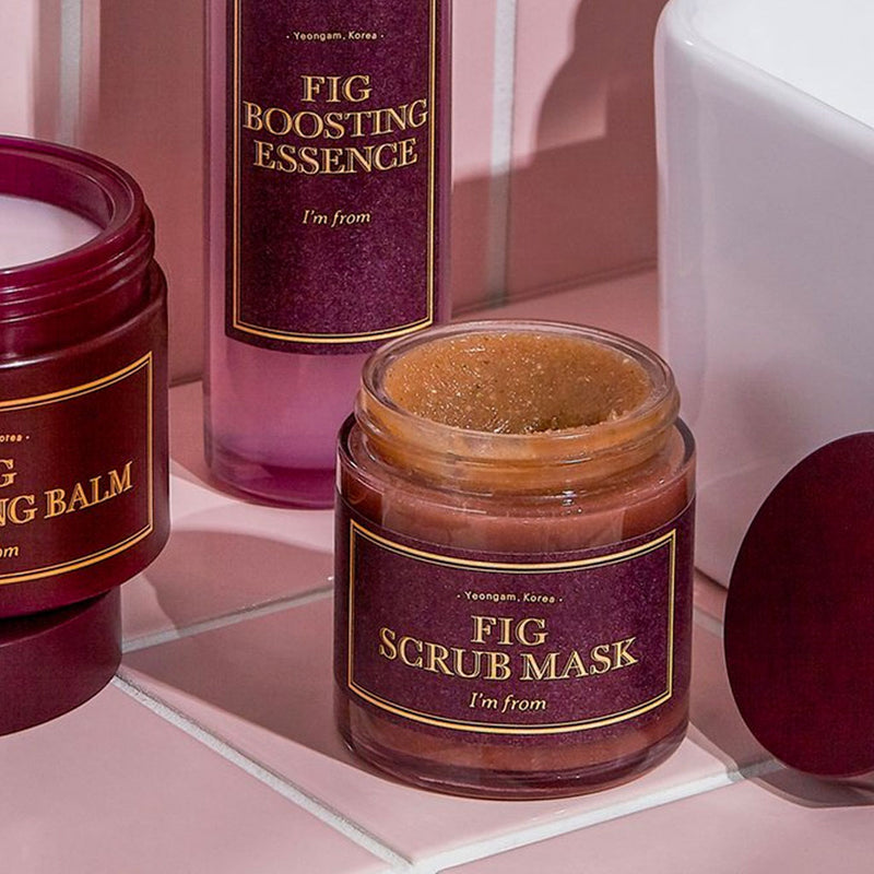 I’M FROM Fig Scrub Mask Nudie Glow Korean Skin Care Australia