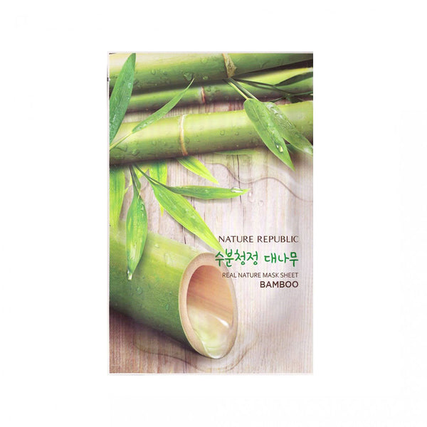 Nature Republic Real Nature Mask Sheet Bamboo Nudie Glow Best Korean Beauty Store Australia