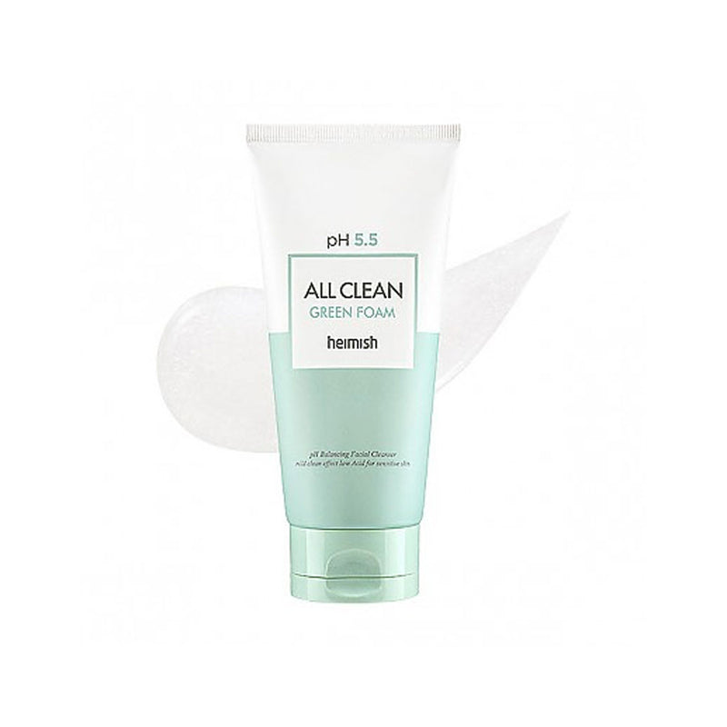 HEIMISH All Clean Green Foam pH 5.5 Cleanser Nudie Glow Best Korean Beauty Australia