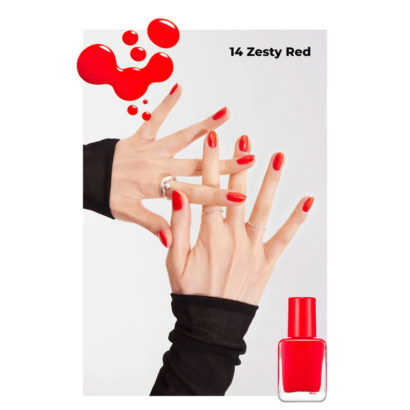 ROM&ND Mood Pebble Nail 14 ZESTY RED Nudie Glow Australia