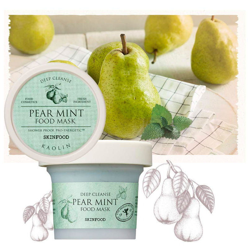 Skinfood Pear Mint Food Mask Nudie Glow Australia