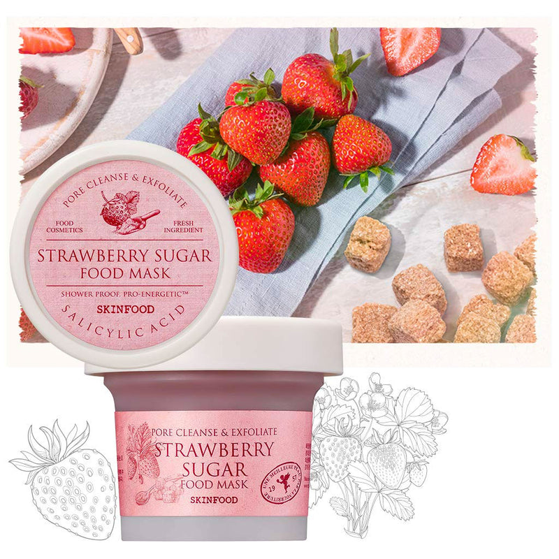 Skinfood Strawberry Sugar Food Mask Nudie Glow Australia