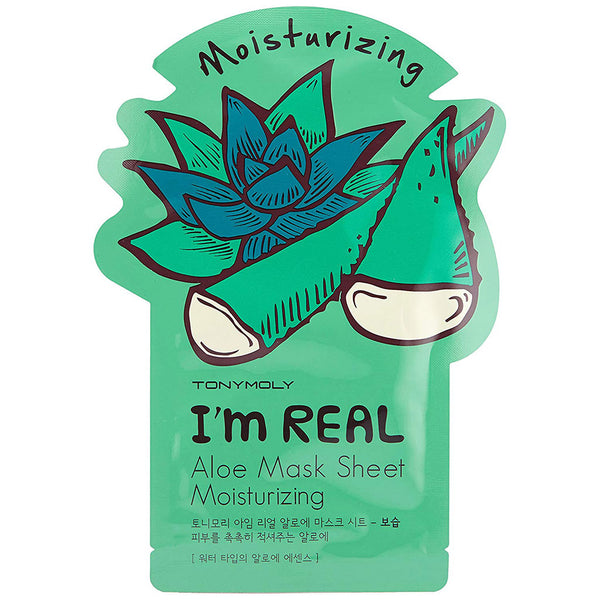 TONY MOLY I'm Real Aloe Mask Sheet Nudie Glow Korean Skin Care Australia