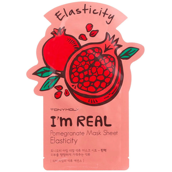 TONY MOLY I'm Real Pomegranate Mask Sheet Nudie Glow Korean Skin Care Australia