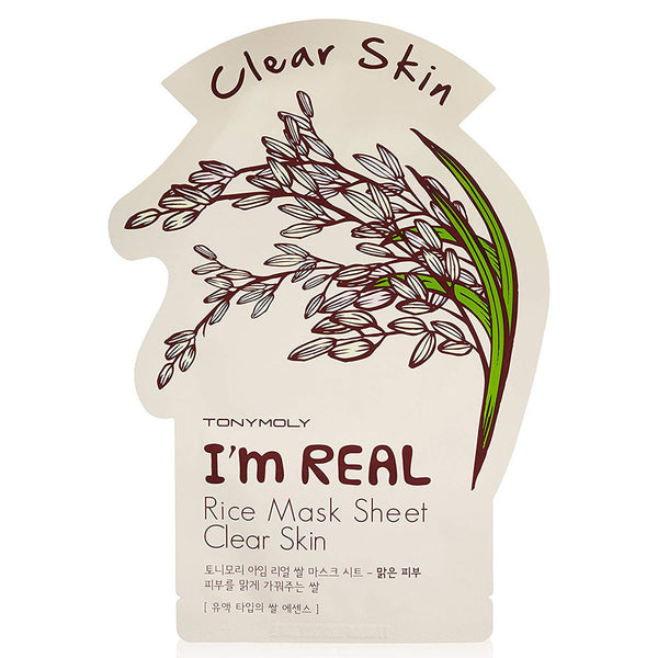 TONY MOLY I'm Real Rice Mask Sheet Nudie Glow Korean Skin Care Australia